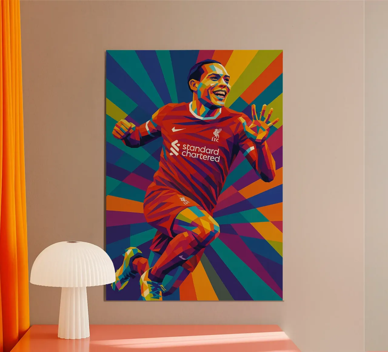 Virgil van Dijk poster de HopeStudio