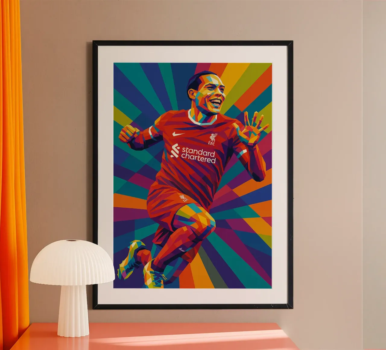 Virgil van Dijk poster de HopeStudio
