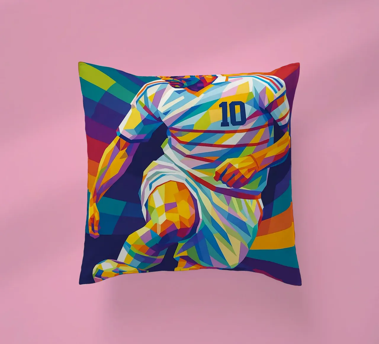 zinedine zidane decorative cushion by HopeStudio