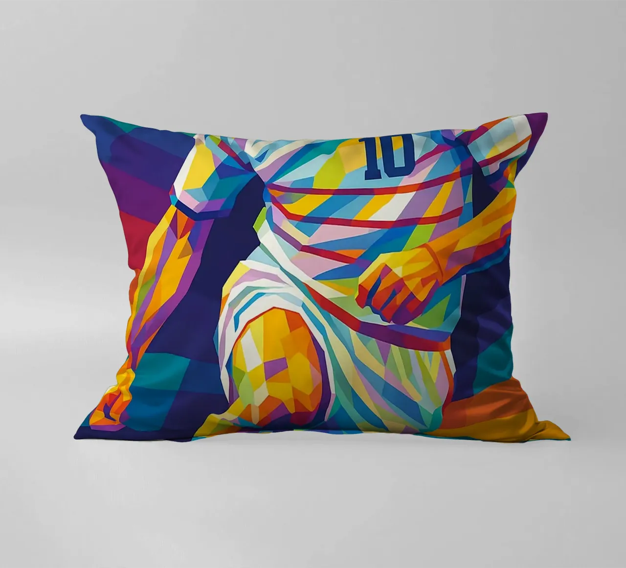 zinedine zidane decorative cushion by HopeStudio