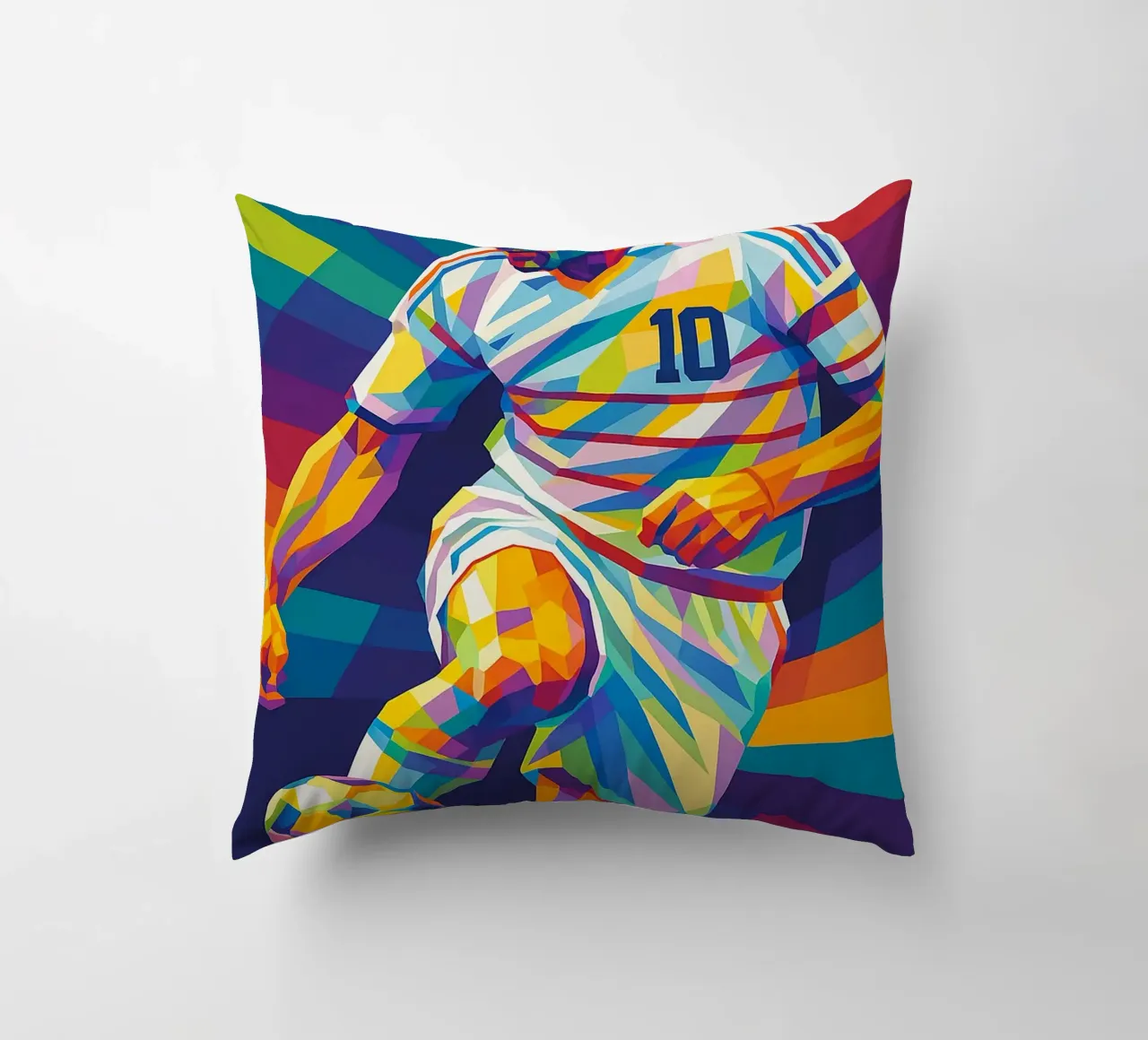 zinedine zidane decorative cushion by HopeStudio