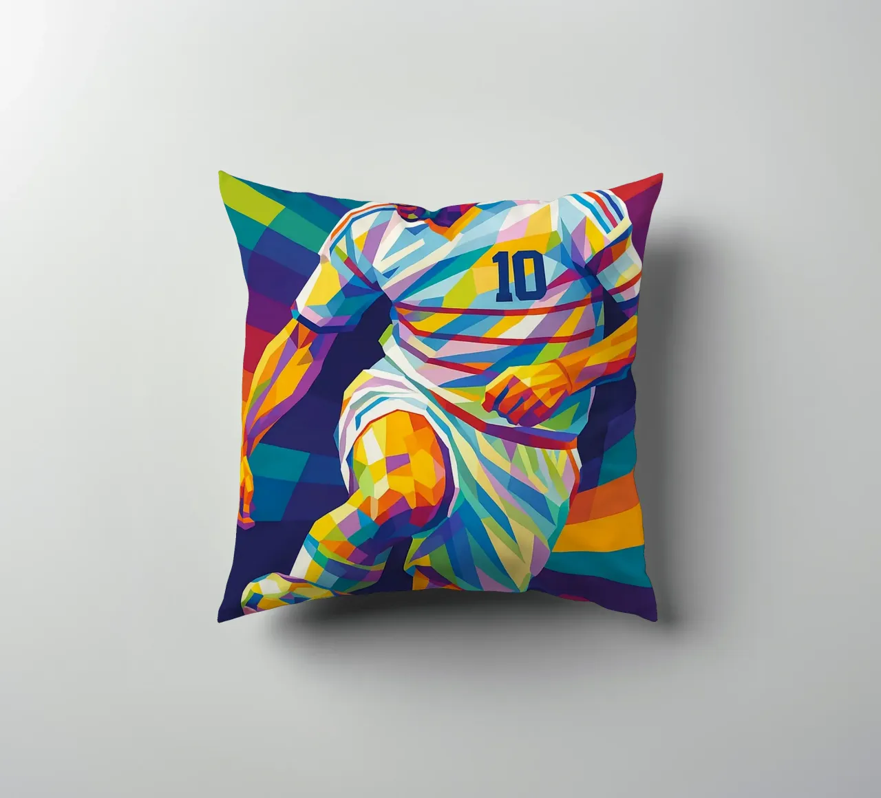 zinedine zidane decorative cushion by HopeStudio