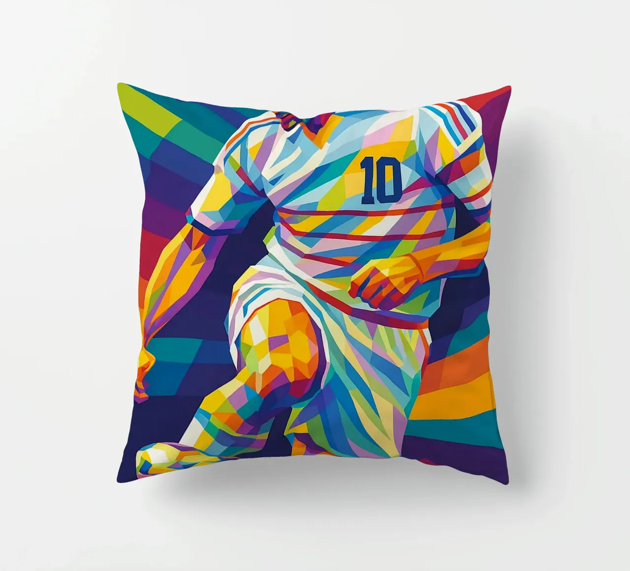 zinedine zidane decorative cushion by HopeStudio