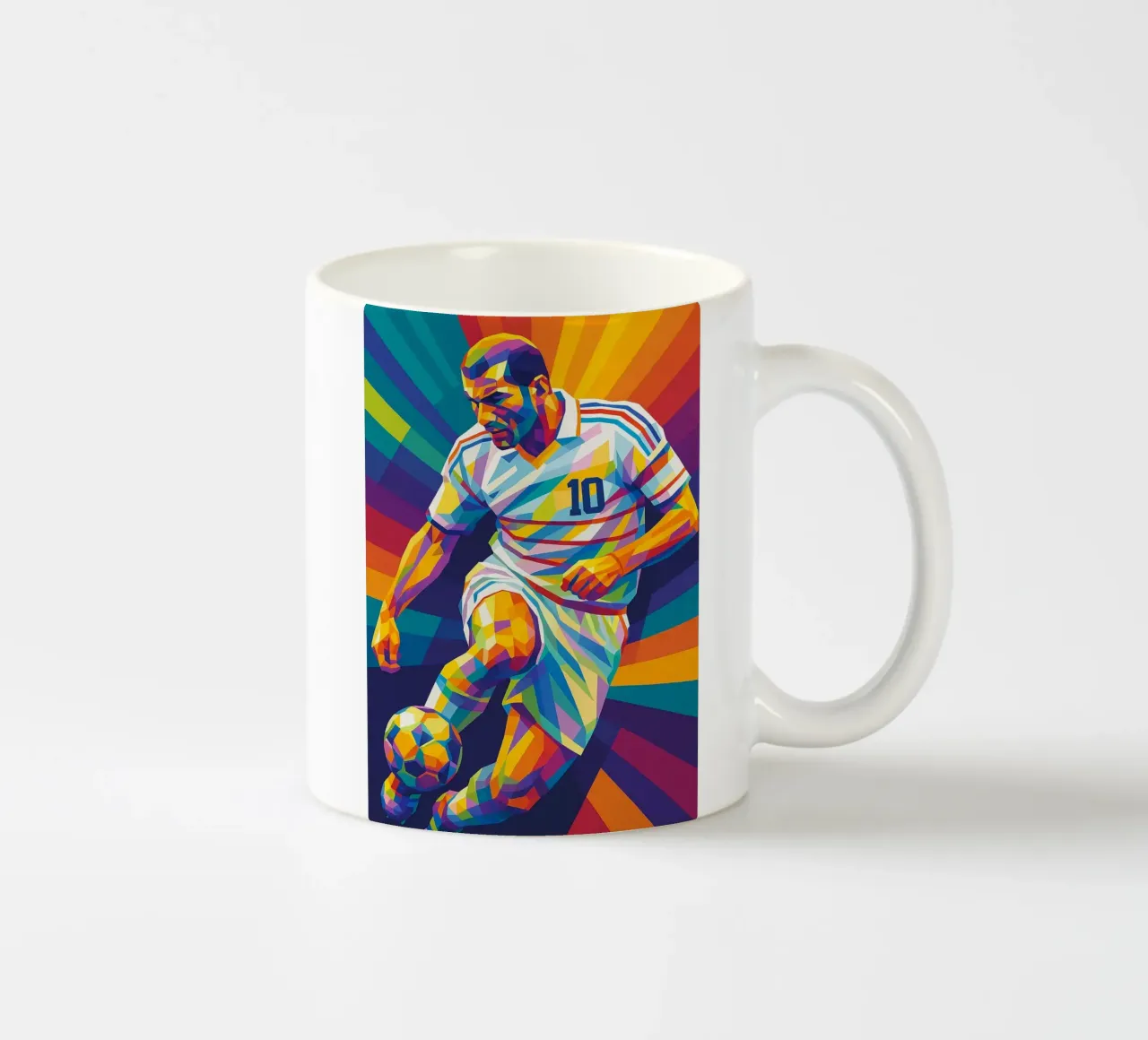 zinedine zidane tazza in ceramica da HopeStudio