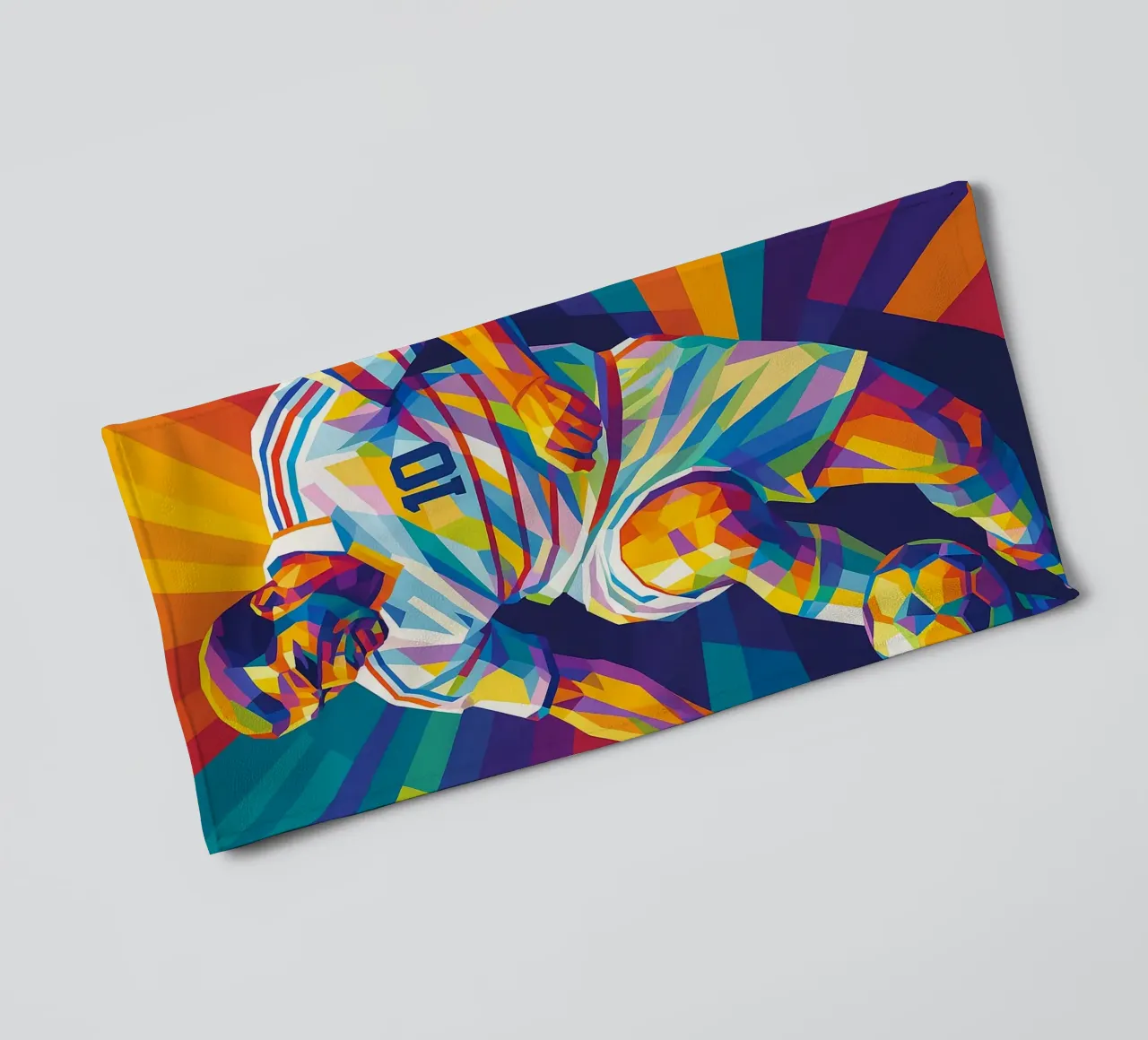 zinedine zidane towel by HopeStudio