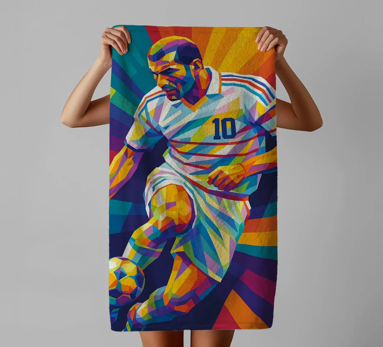 zinedine zidane towel by HopeStudio