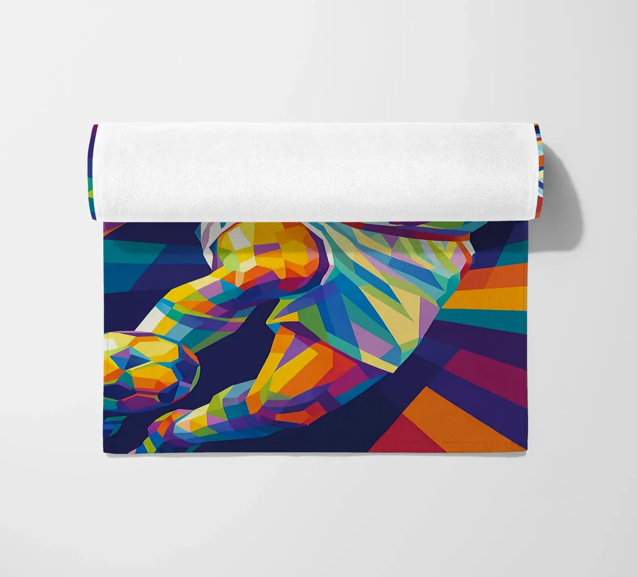 zinedine zidane beach towel by HopeStudio