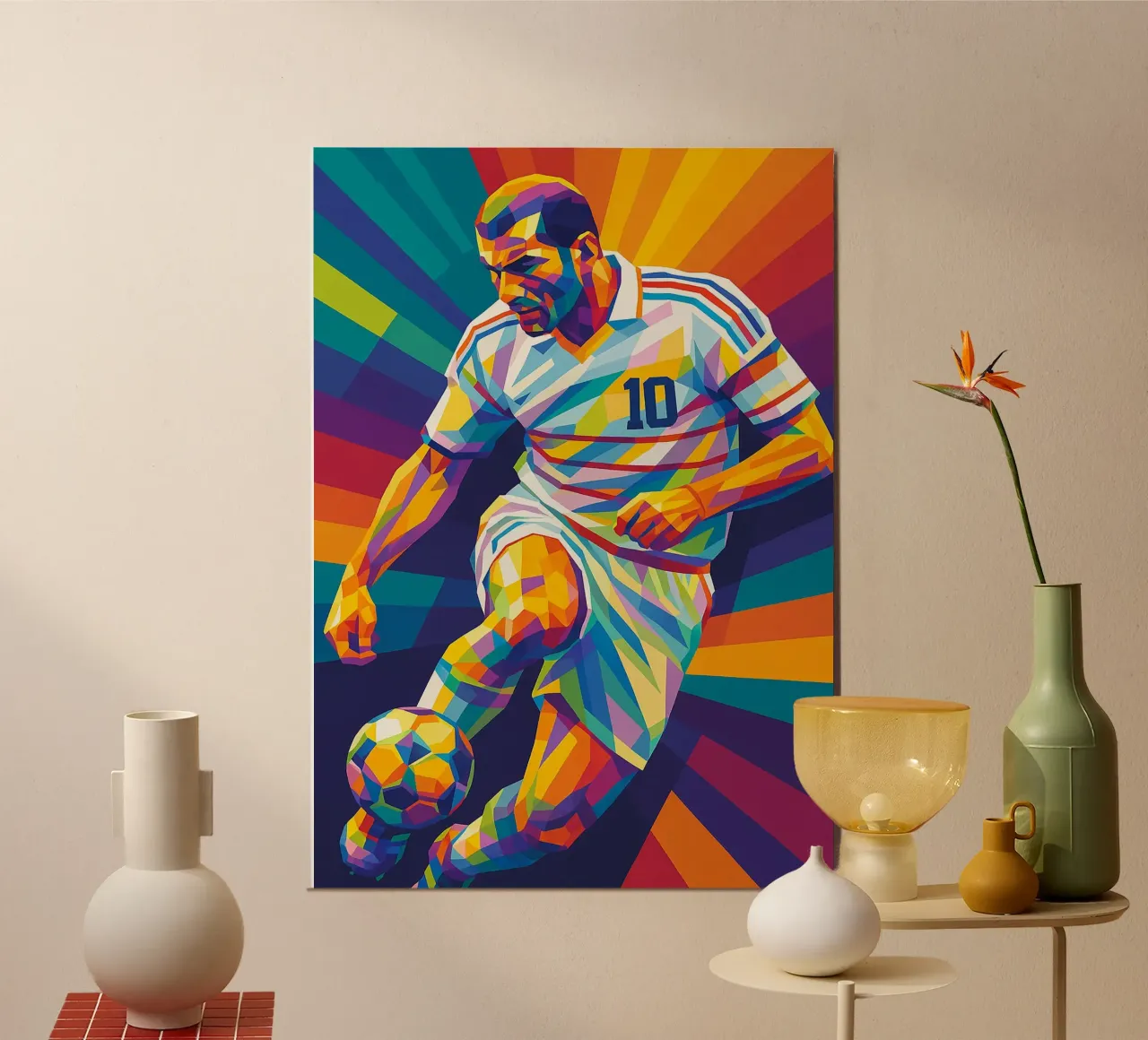 zinedine zidane alu-dibond by HopeStudio