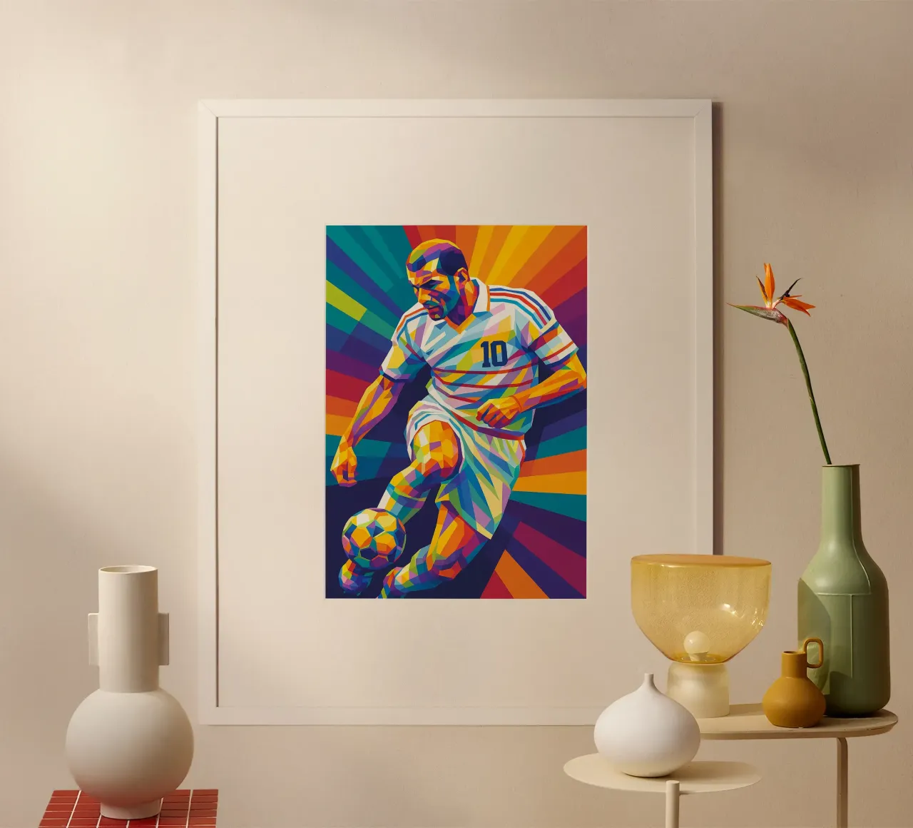 zinedine zidane poster da HopeStudio