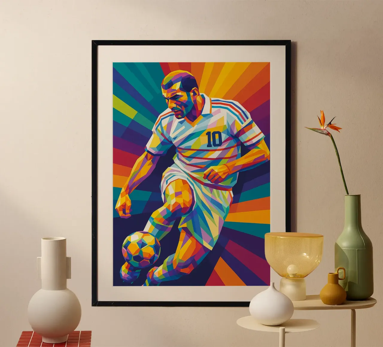 zinedine zidane poster da HopeStudio