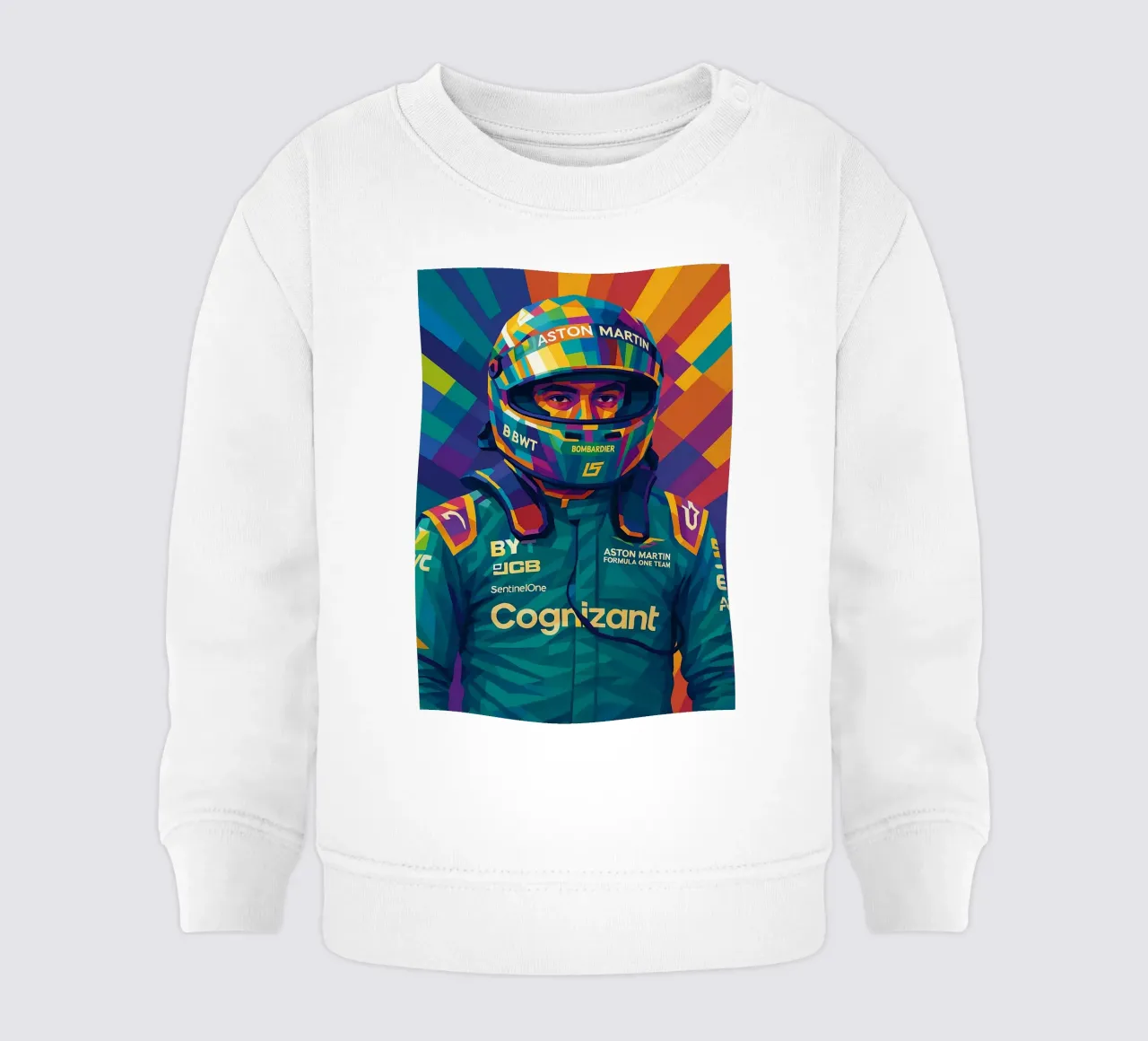 Lance Stroll Aston Martin felpa neonato da HopeStudio