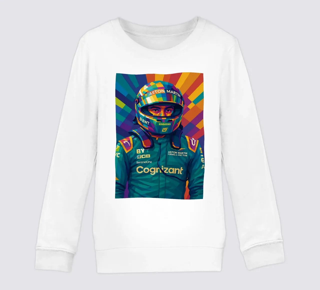 Lance Stroll Aston Martin felpa bambino da HopeStudio