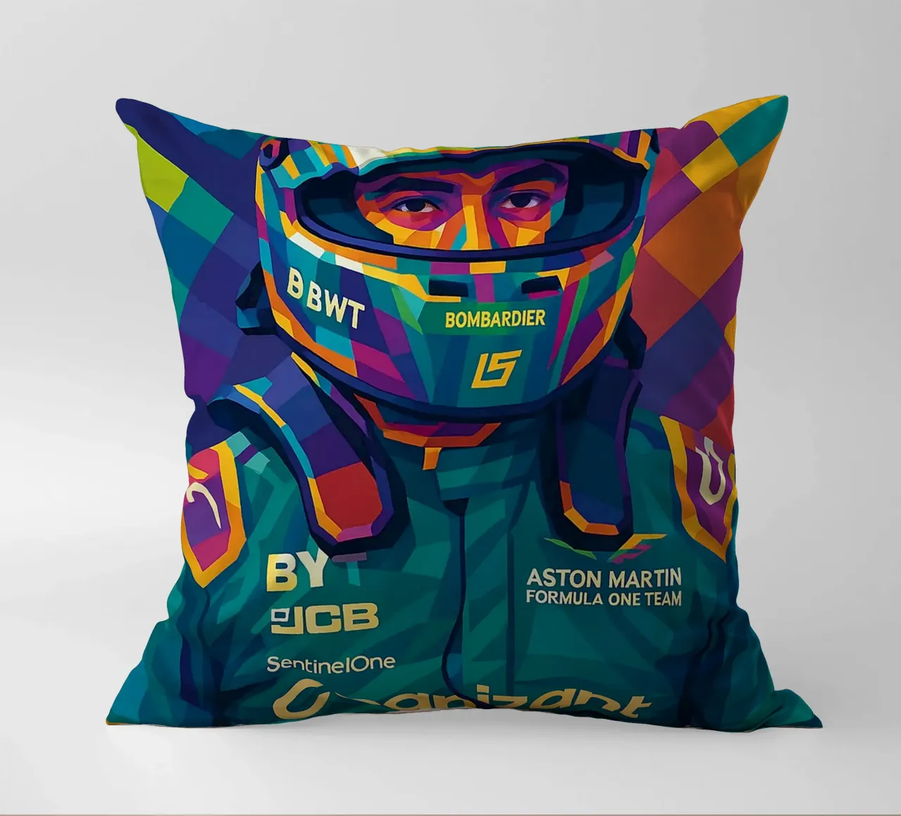 Lance Stroll Aston Martin cuscino da HopeStudio