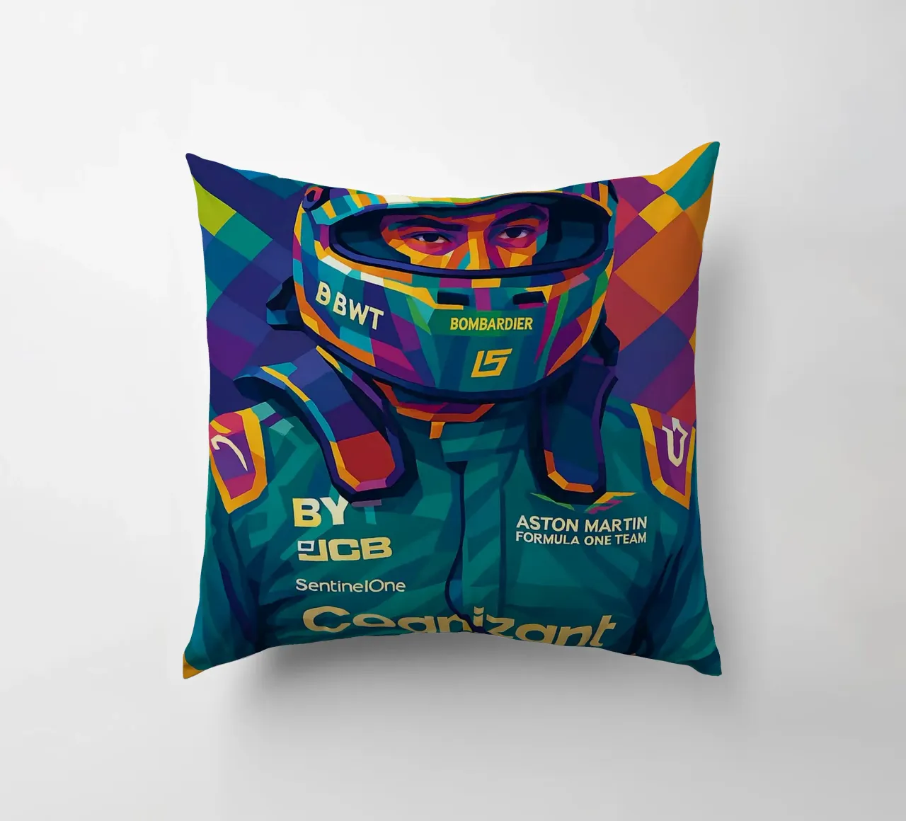 Lance Stroll Aston Martin cuscino da HopeStudio