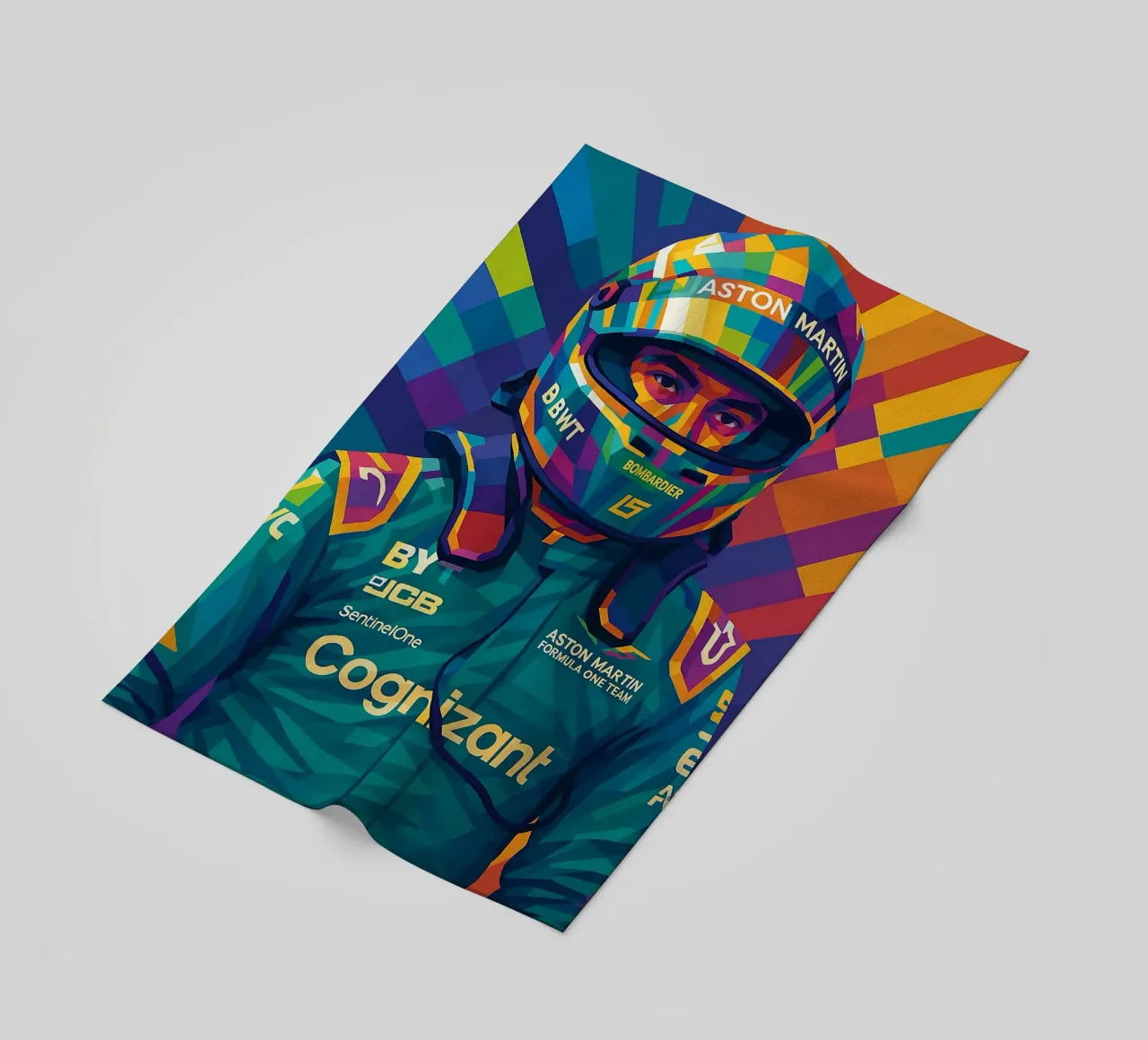 Lance Stroll Aston Martin telo mare da HopeStudio