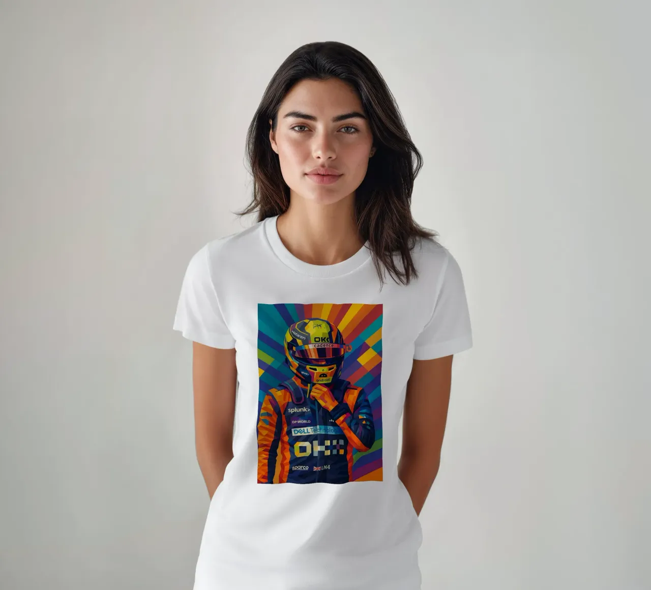 Lando Norris McLaren t-shirt da HopeStudio