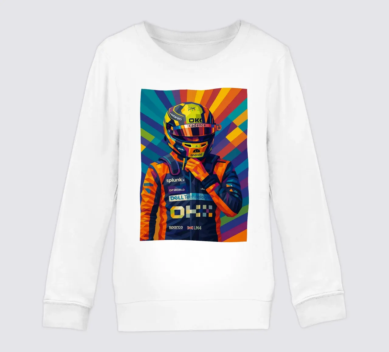 Lando Norris McLaren felpa bambino da HopeStudio