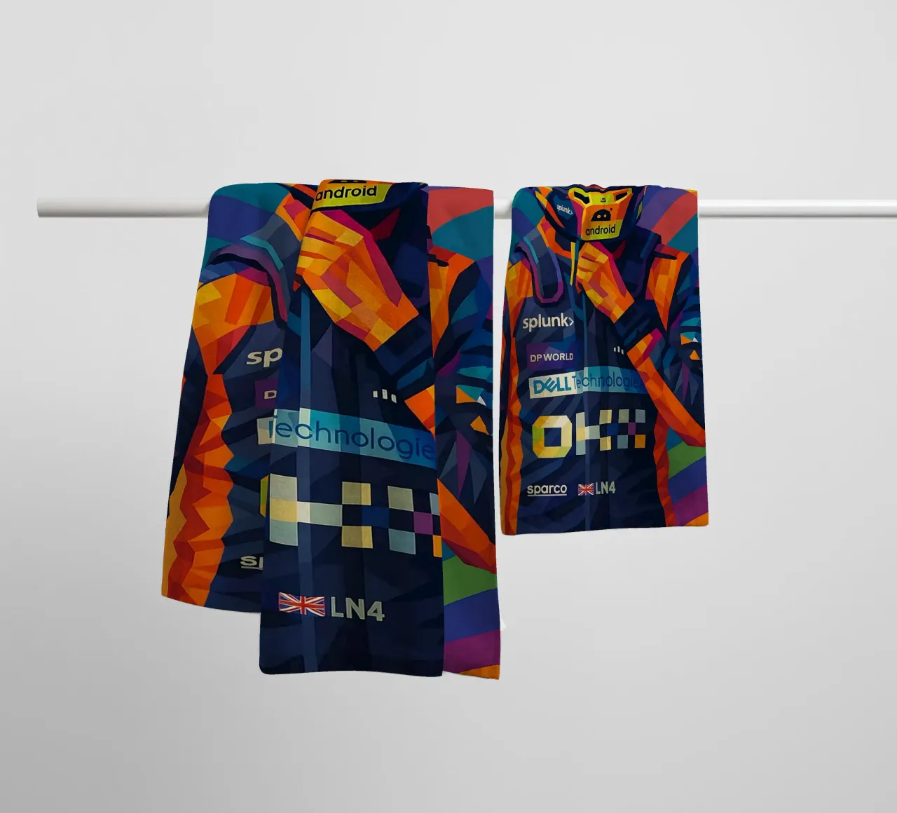 Lando Norris McLaren asciugamano da bagno da HopeStudio