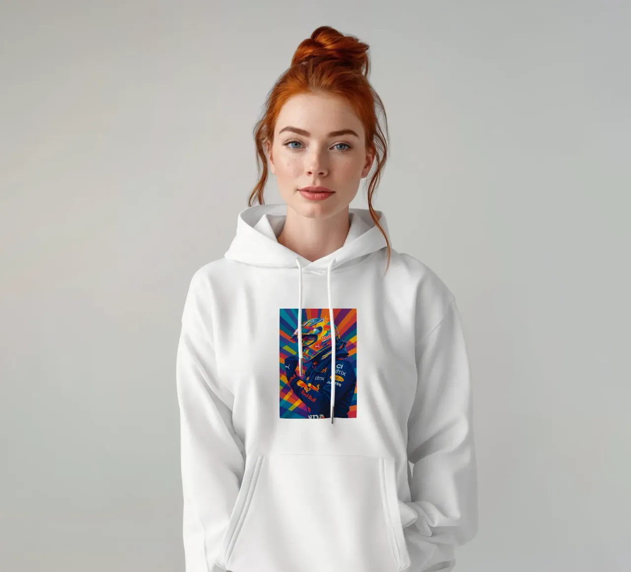 Max Verstappen Red Bull felpa con cappuccio da HopeStudio
