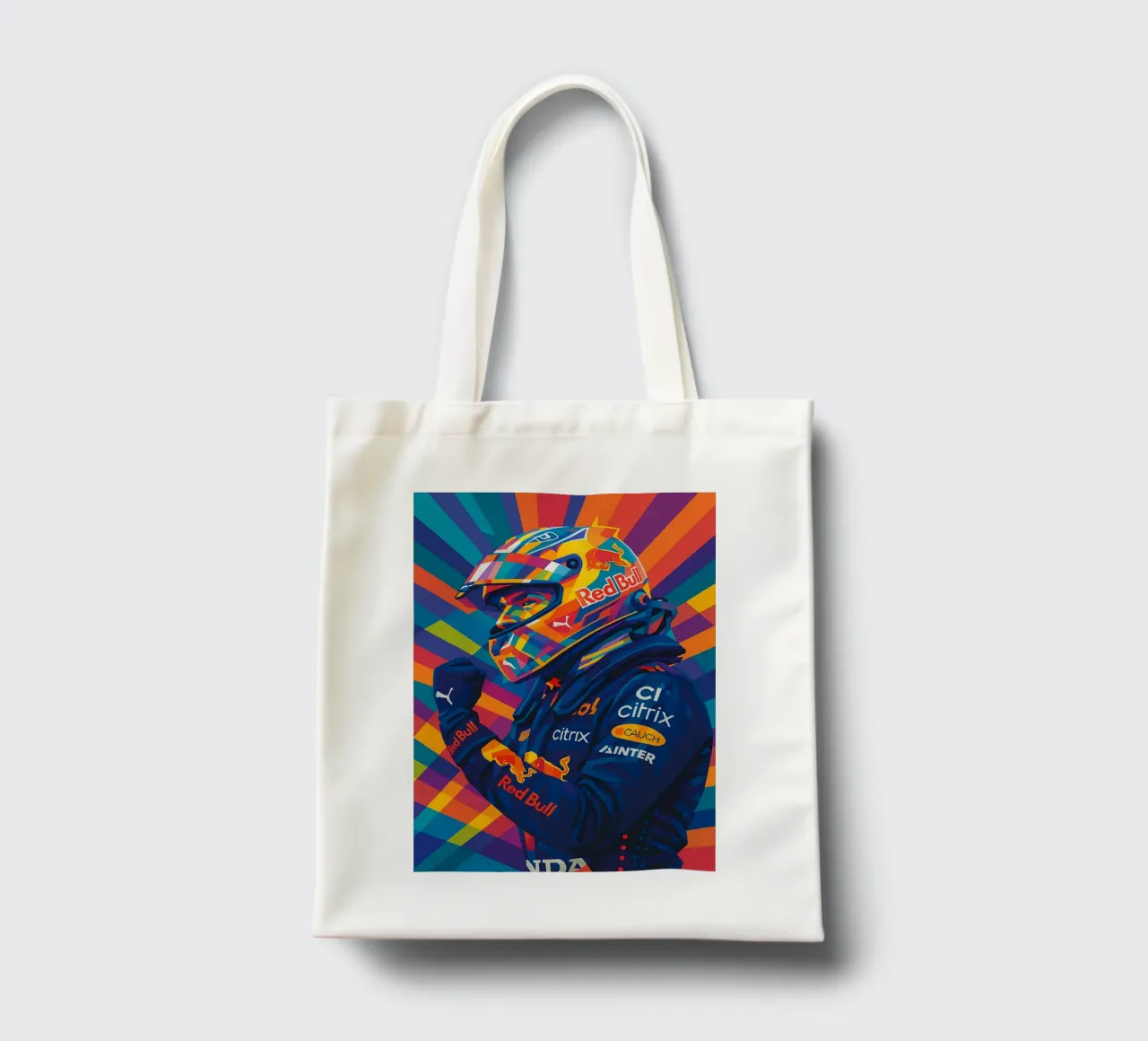 Max Verstappen Red Bull Jutebeutel von HopeStudio