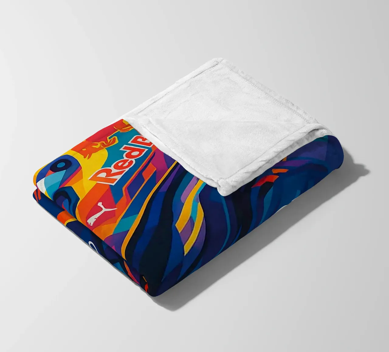 Max Verstappen Red Bull coperta in pile da HopeStudio