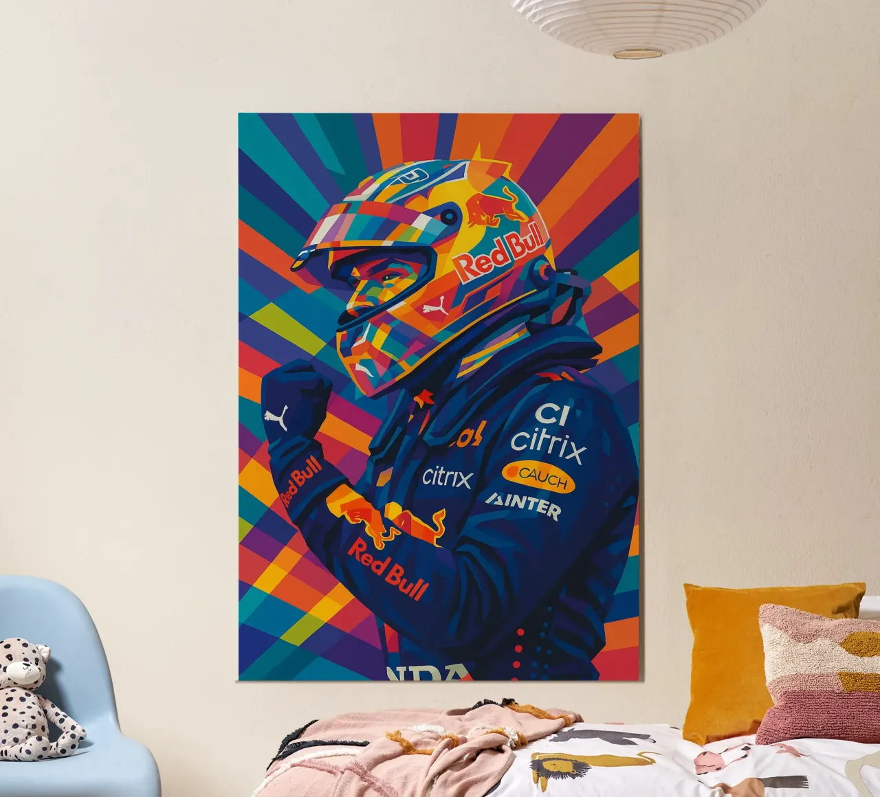 Max Verstappen Red Bull alu-dibond by HopeStudio