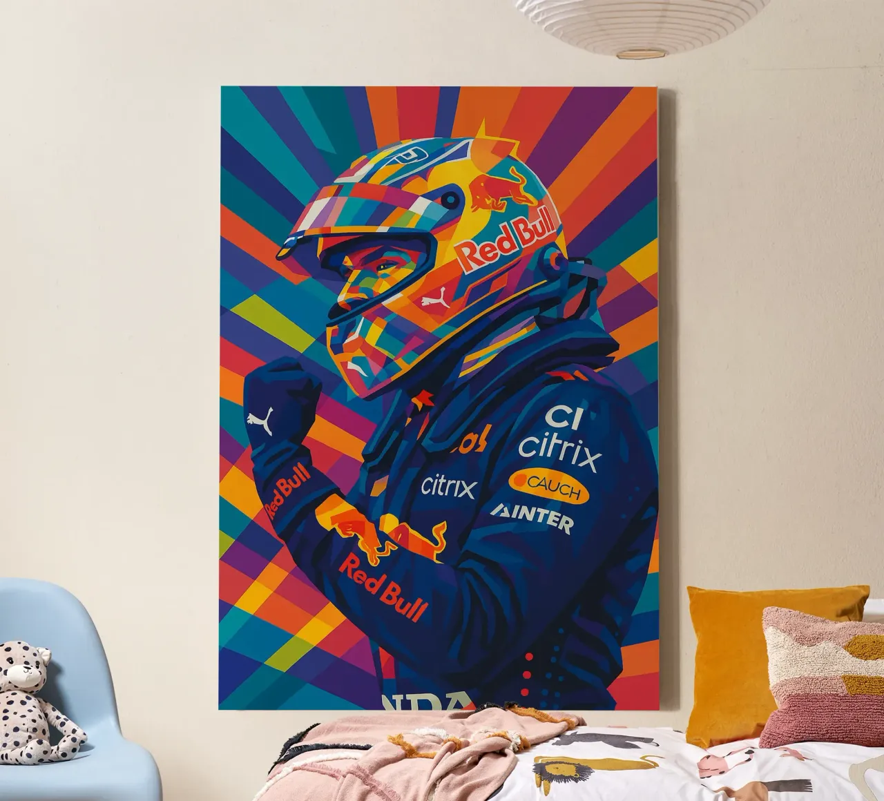Max Verstappen Red Bull canvas by HopeStudio