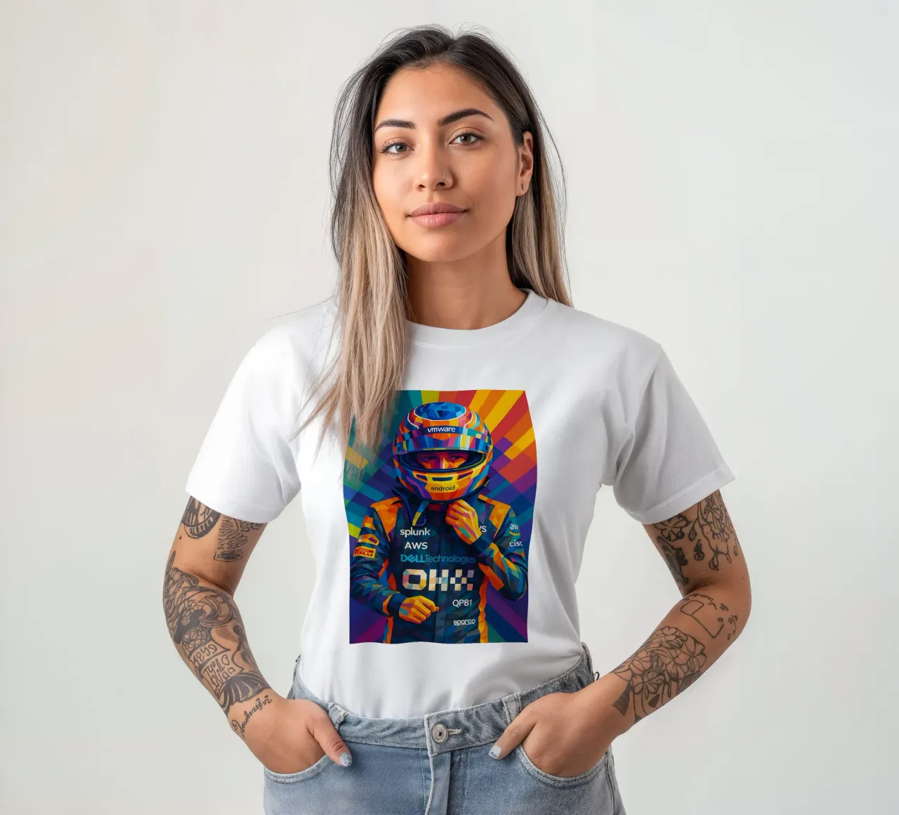Oscar Piastri McLaren t-shirt da HopeStudio