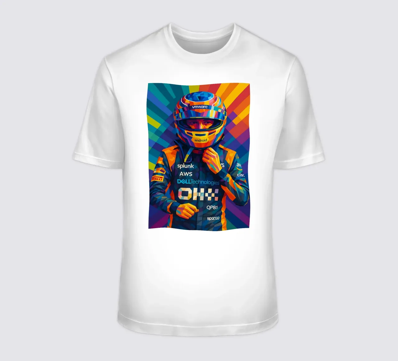 Oscar Piastri McLaren t-shirt da HopeStudio
