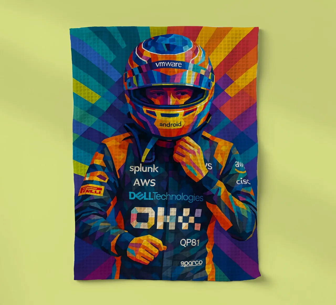Oscar Piastri McLaren canovaccio da cucina da HopeStudio