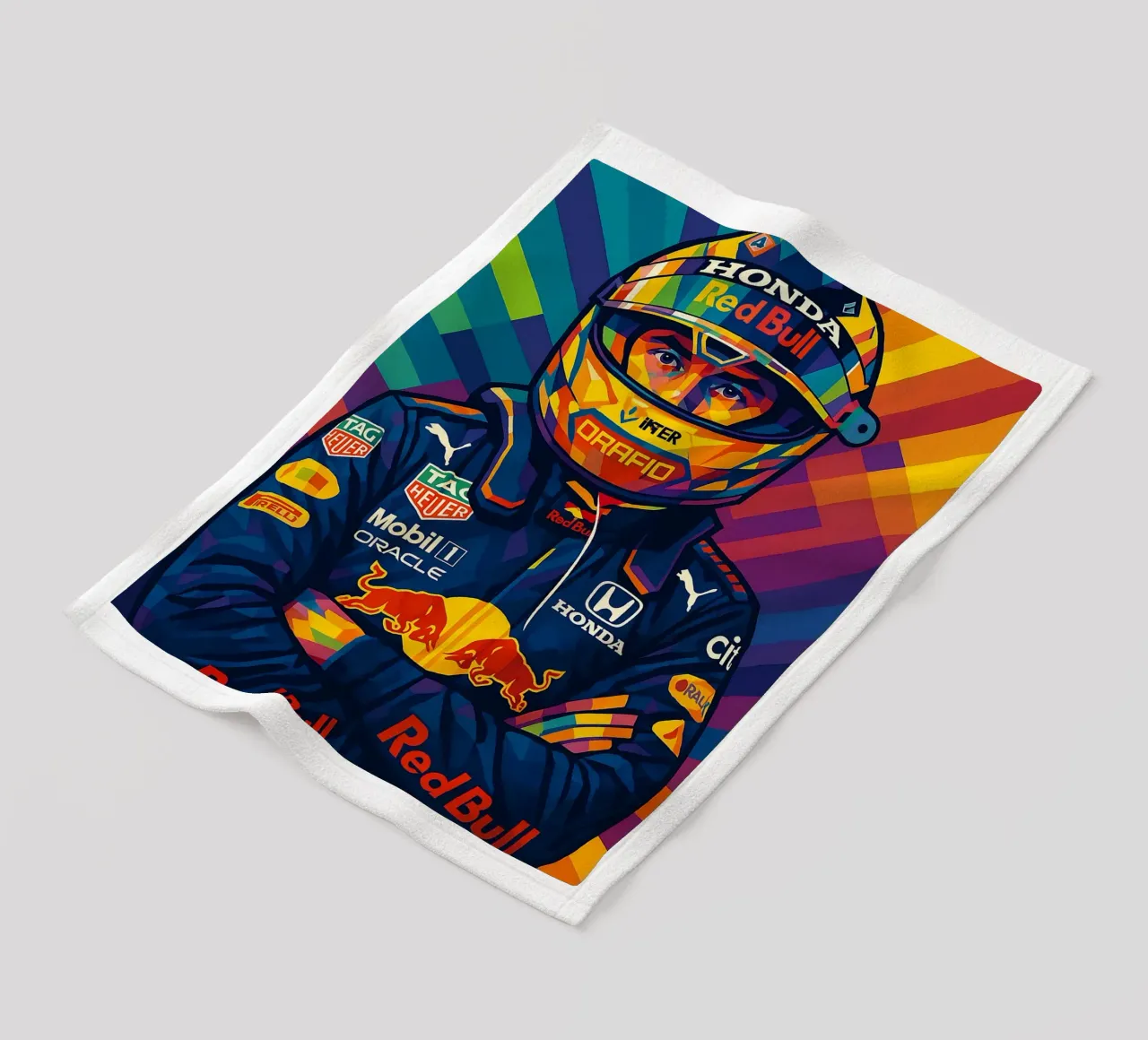 Sergio Perez Red Bull coperta in pile da HopeStudio