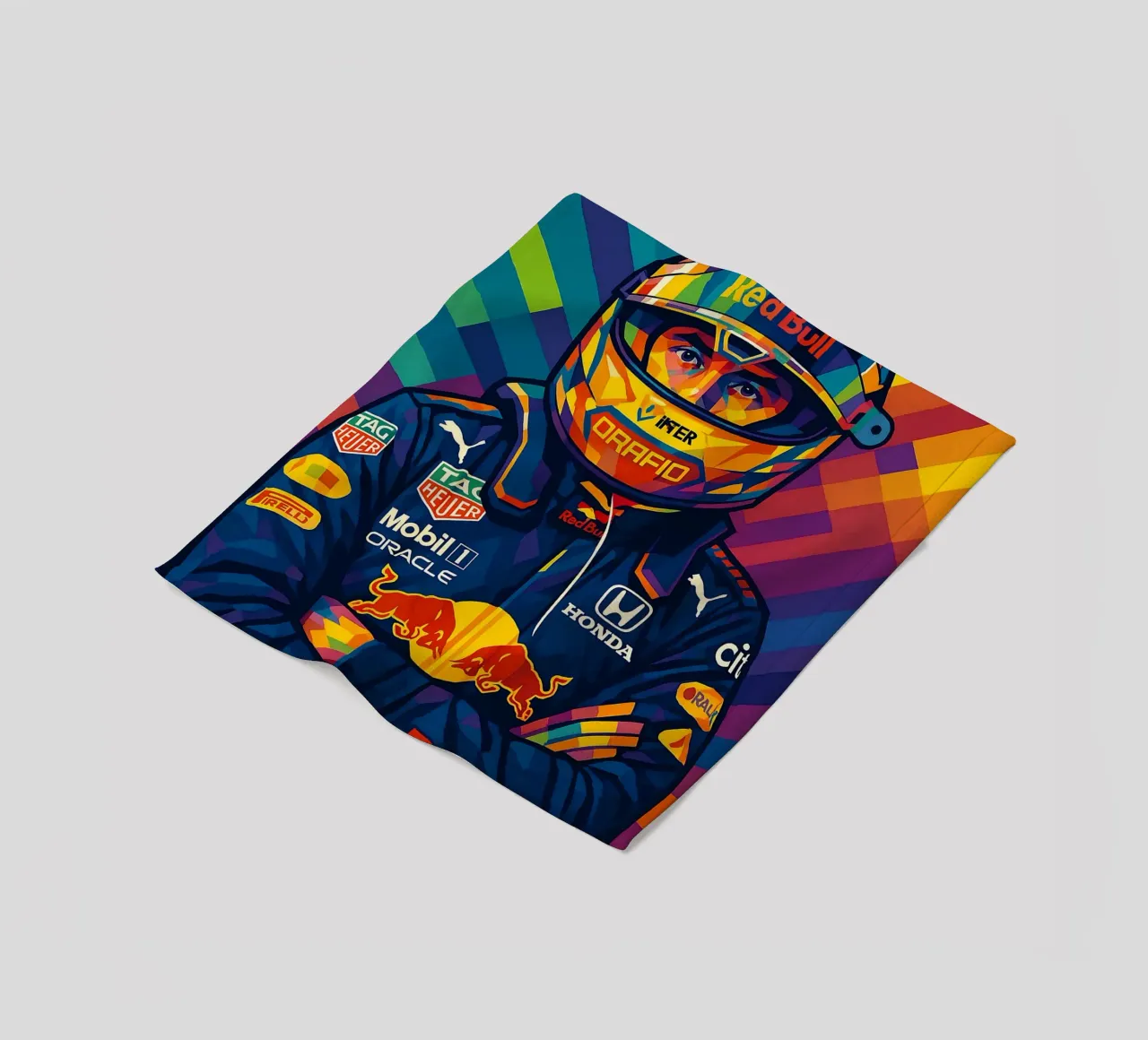Sergio Perez Red Bull coperta in pile da HopeStudio