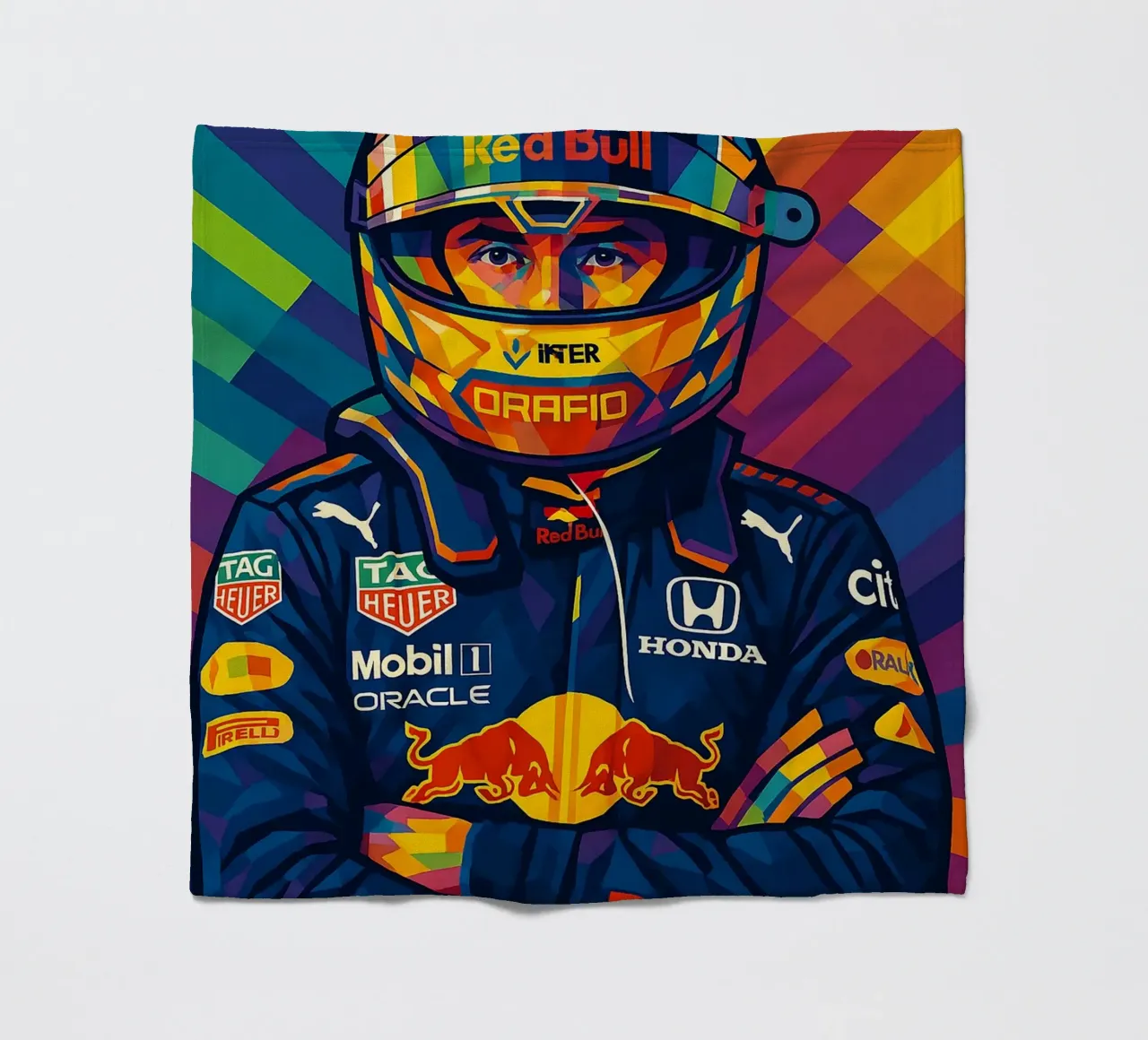 Sergio Perez Red Bull coperta in pile da HopeStudio