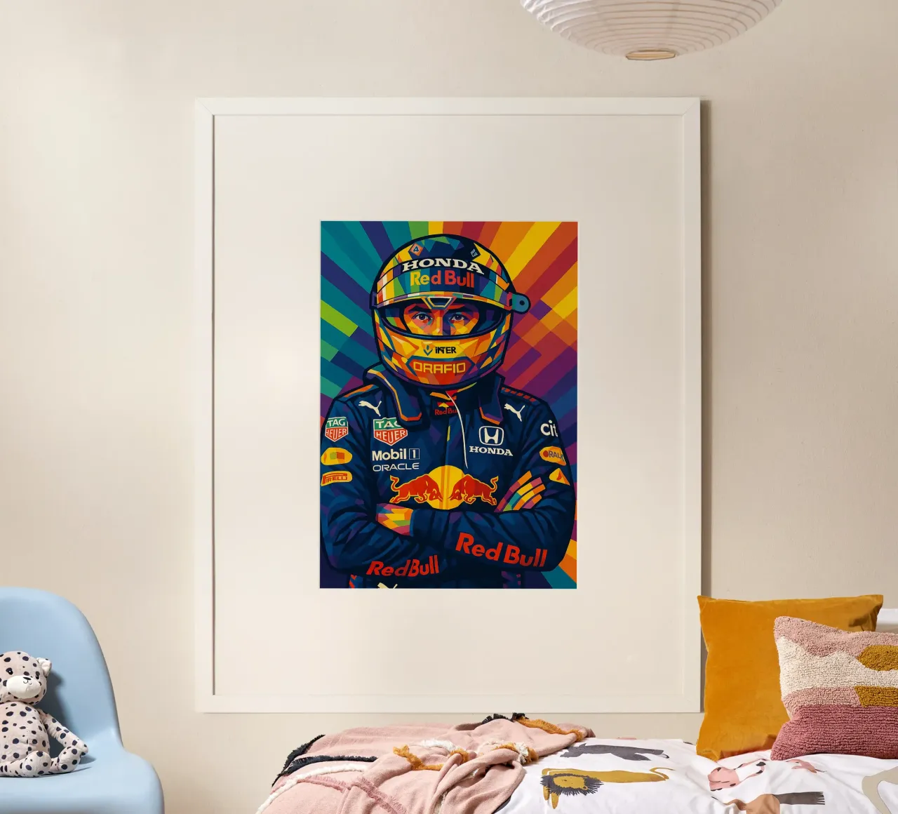 Sergio Perez Red Bull carta hahnemühle da HopeStudio