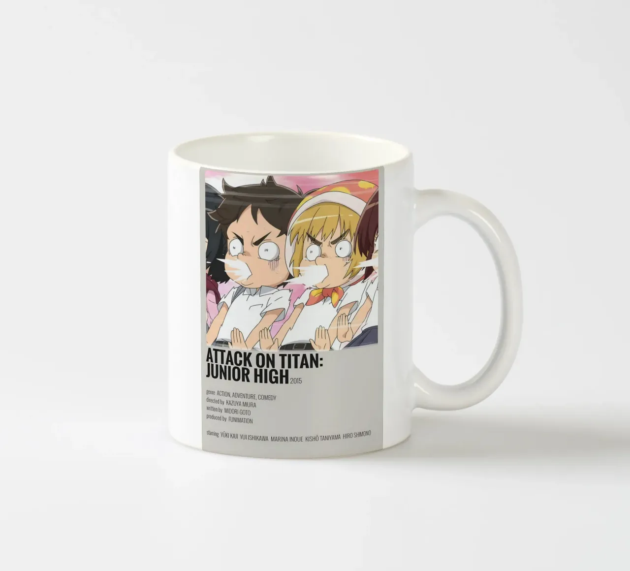 ATTACK ON TITAN: JUNIOR HIGH 2015 tazza in ceramica da Totoya