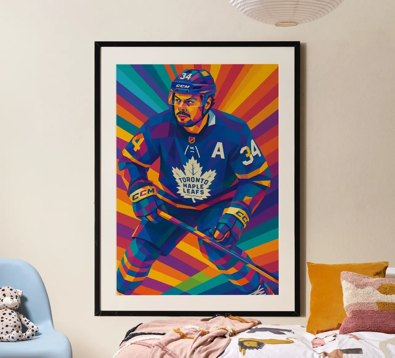 Auston Matthews carta hahnemühle da HopeStudio