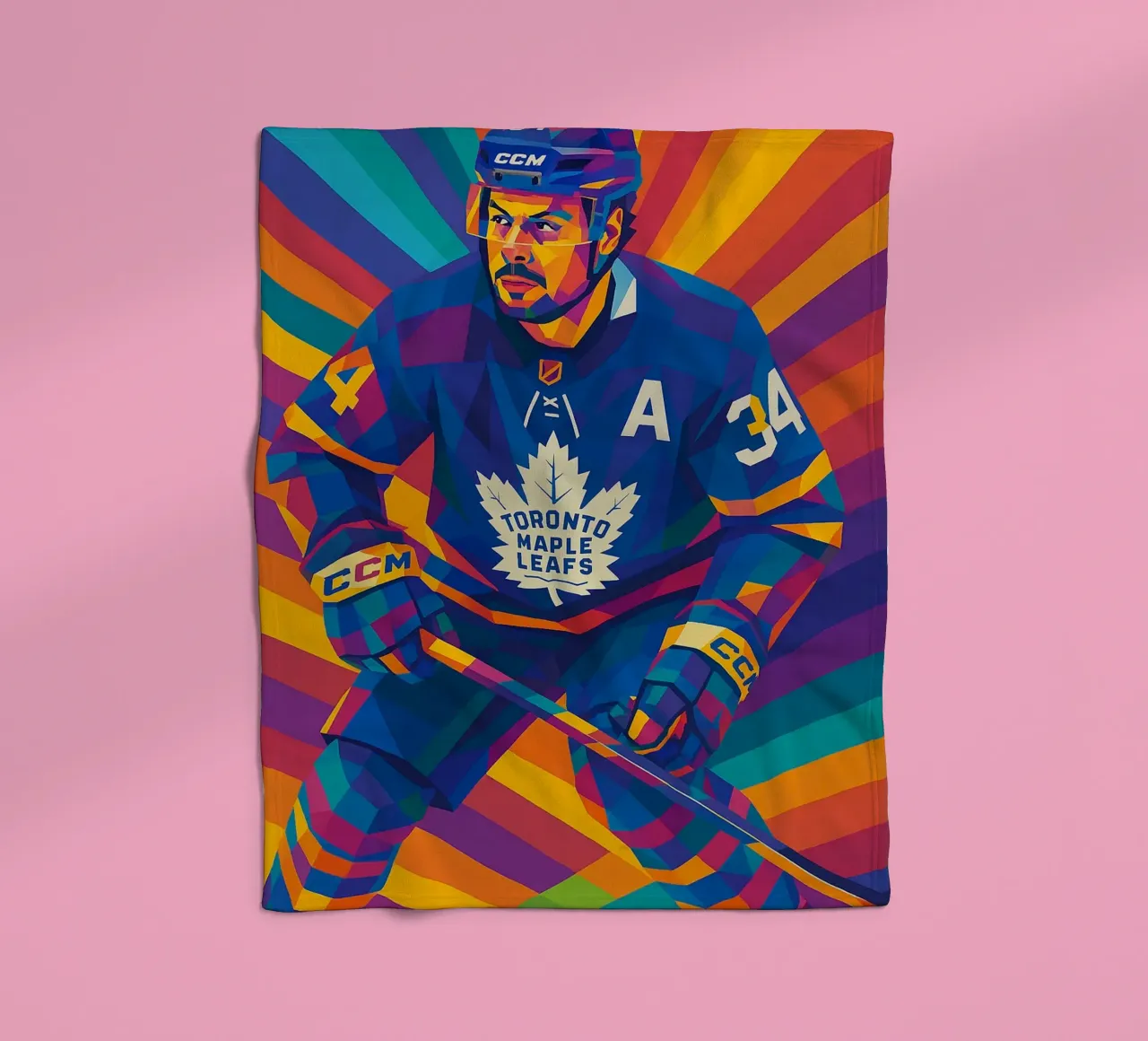 Auston Matthews coperta in pile da HopeStudio