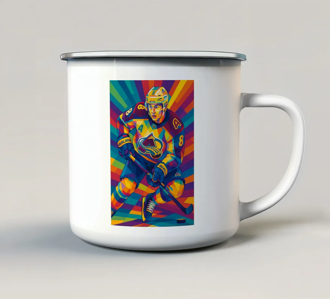 Cale Makar tazza in smalto da HopeStudio