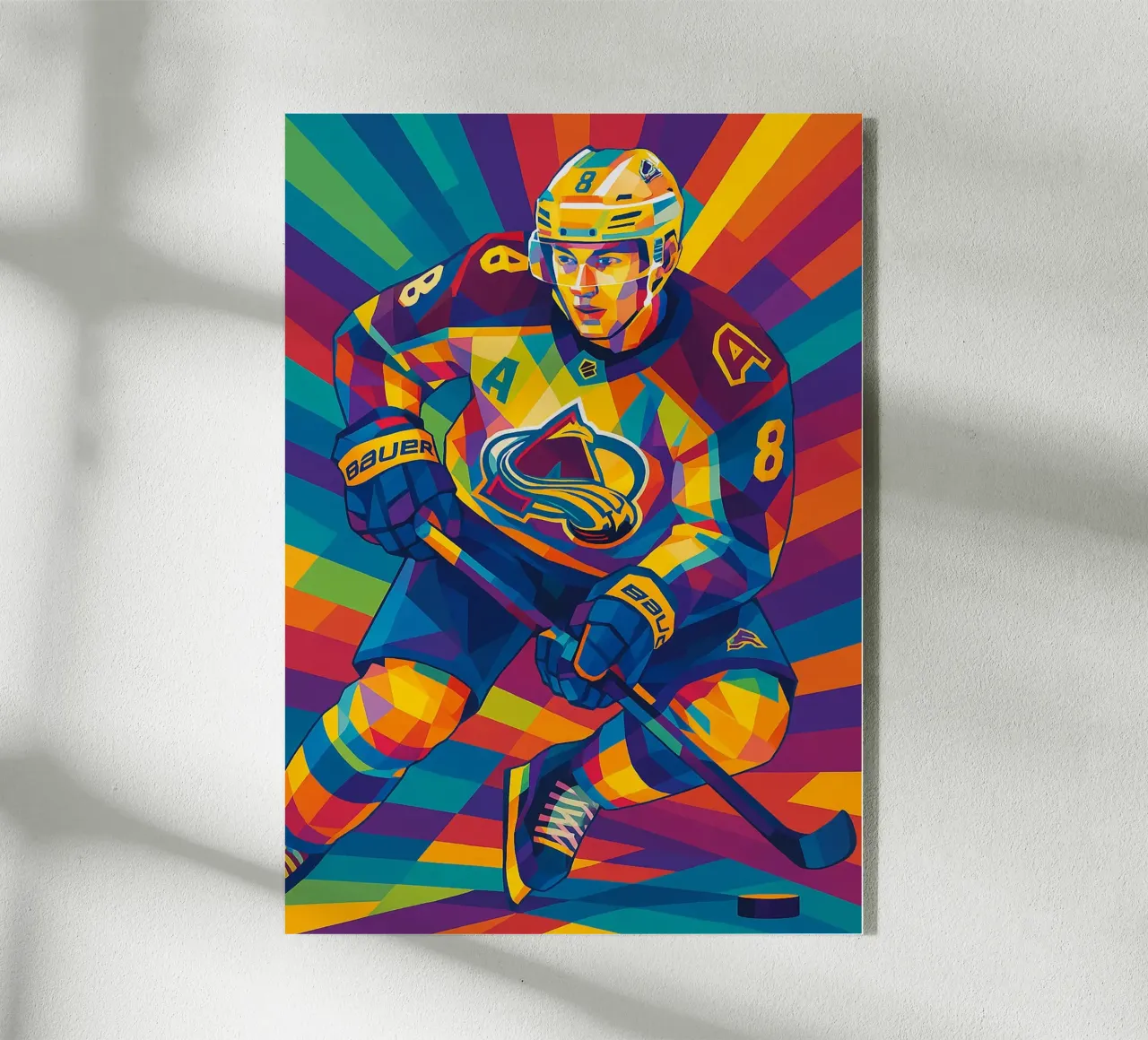 Cale Makar plexiglass da HopeStudio
