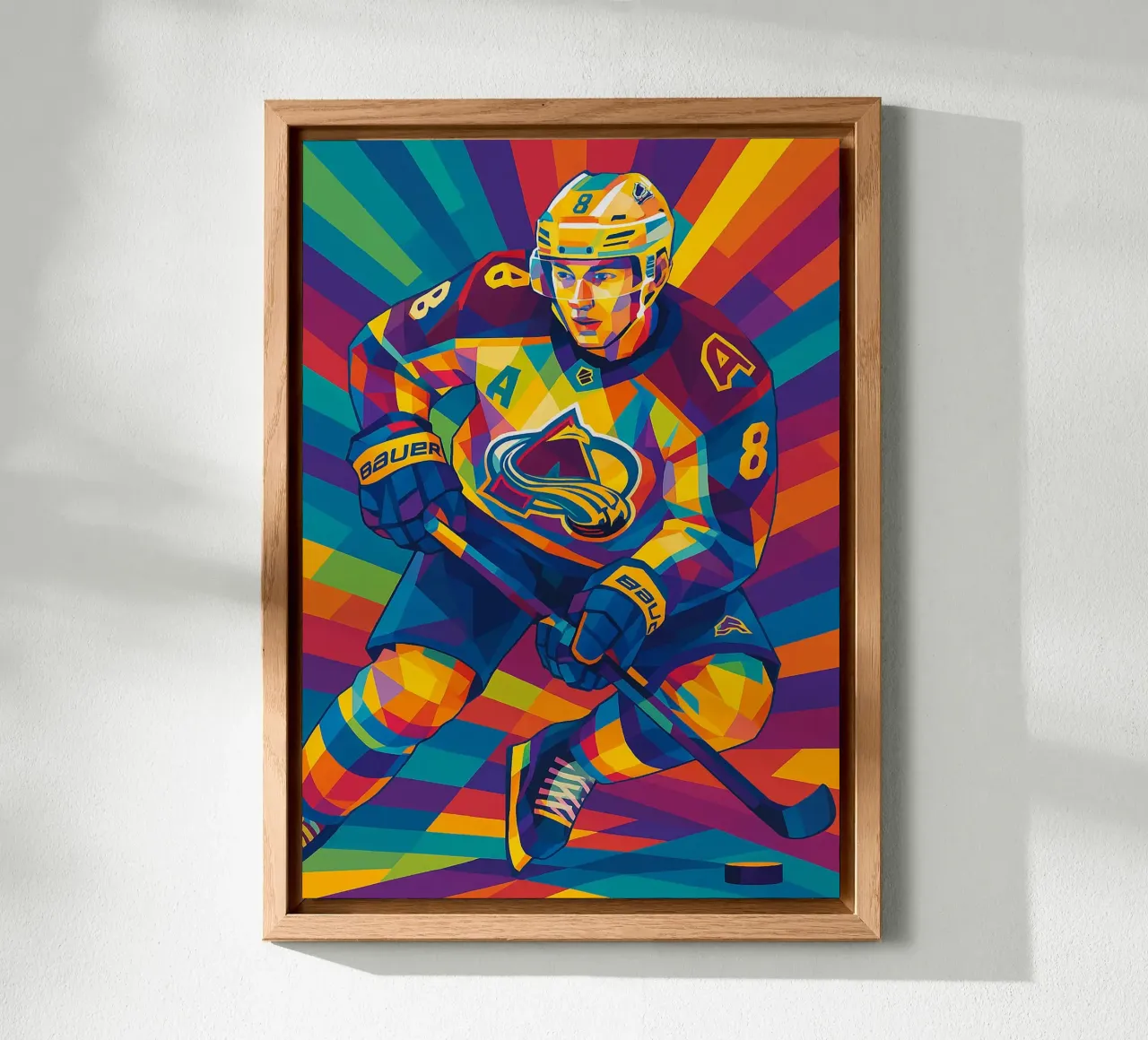 Cale Makar alluminio dibond da HopeStudio