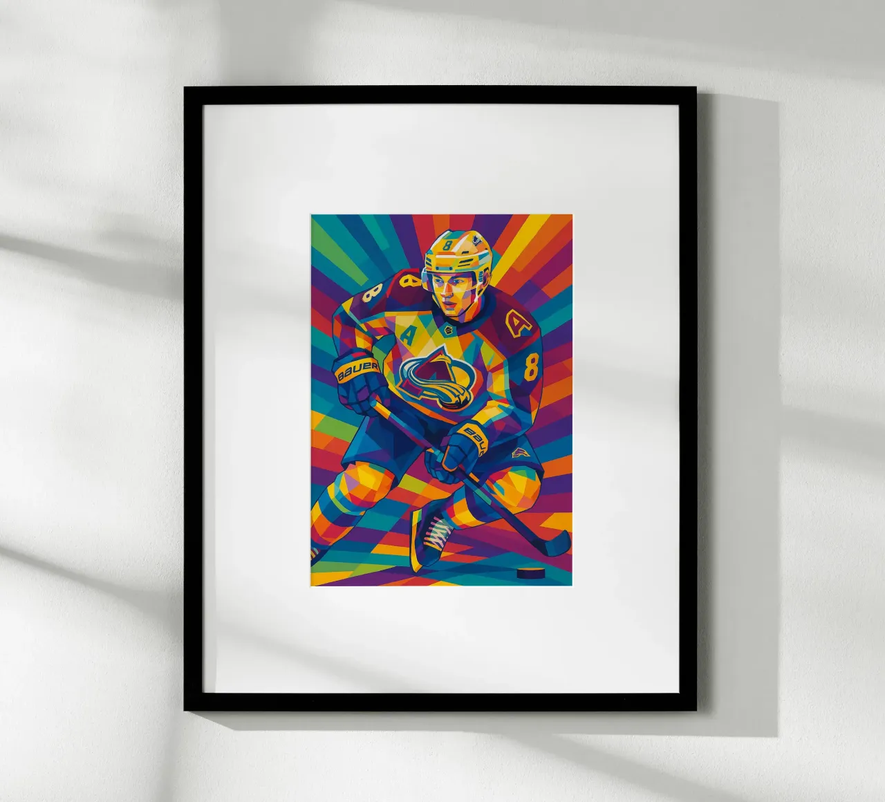 Cale Makar carta hahnemühle da HopeStudio