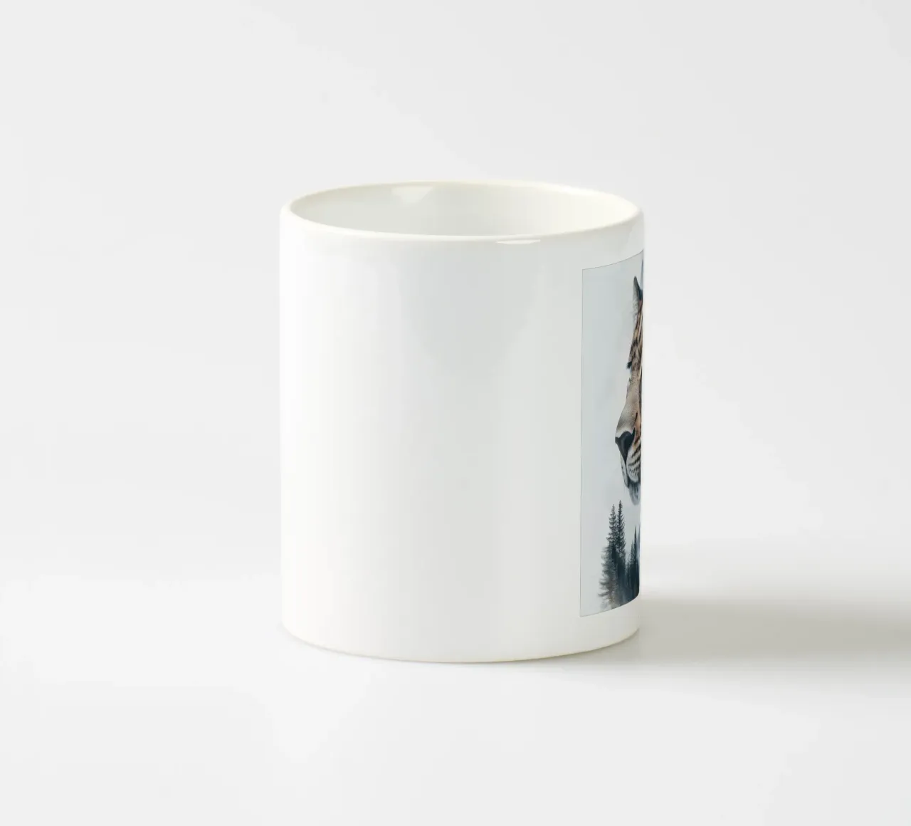 montagne a macchia di leopardo pini tazza in ceramica da Kirsten C Nolan