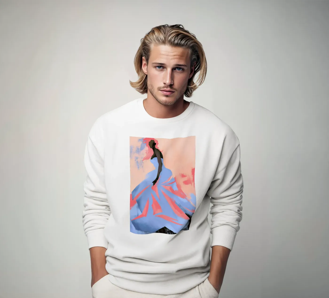 Sunset sweatshirt van Pure