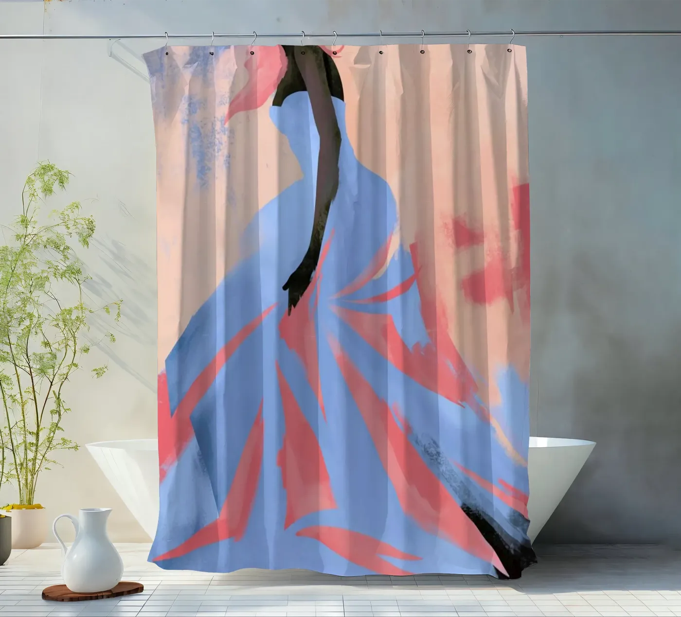 Sunset douchegordijn van Pure