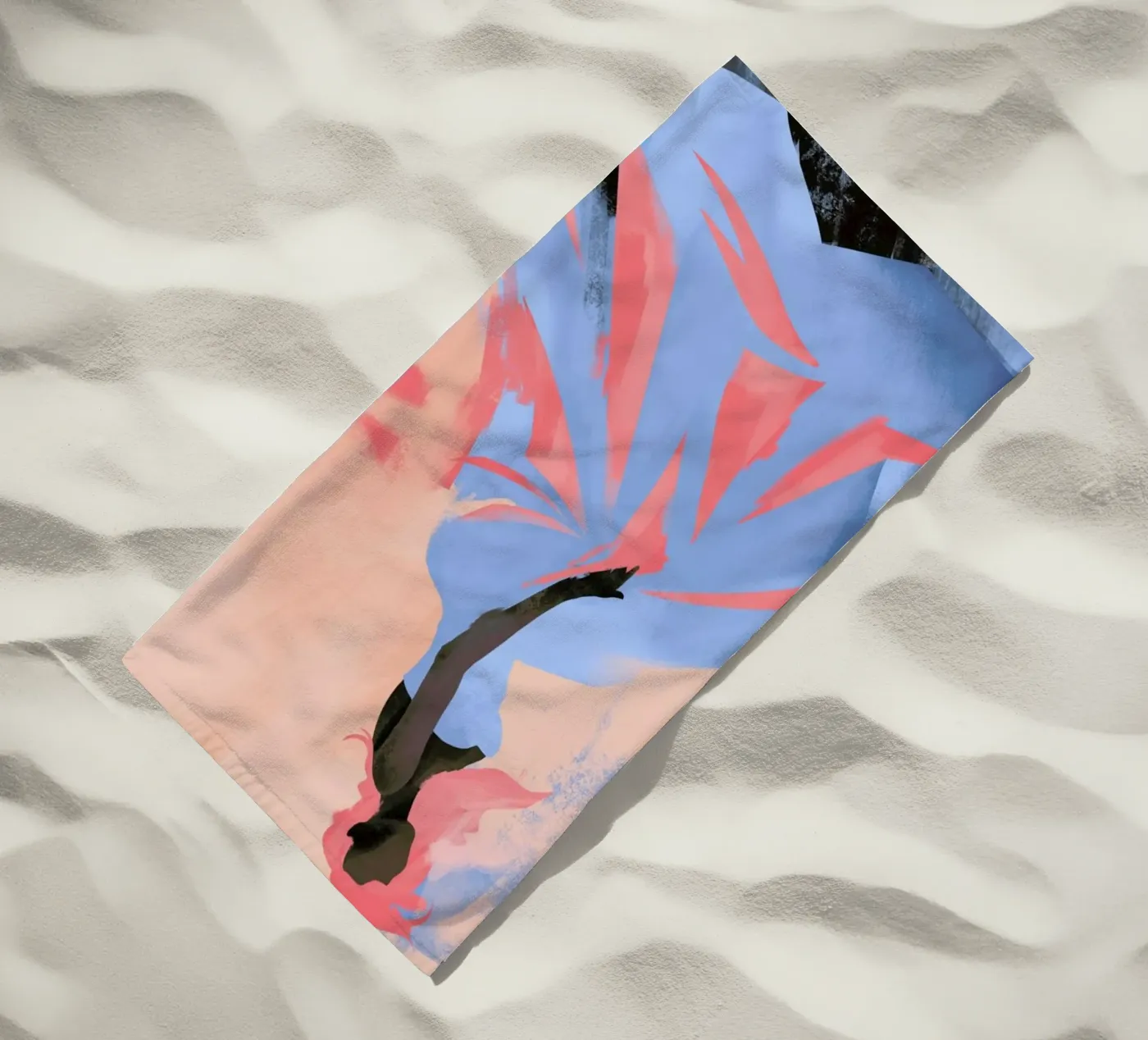 Sunset strandhanddoek van Pure