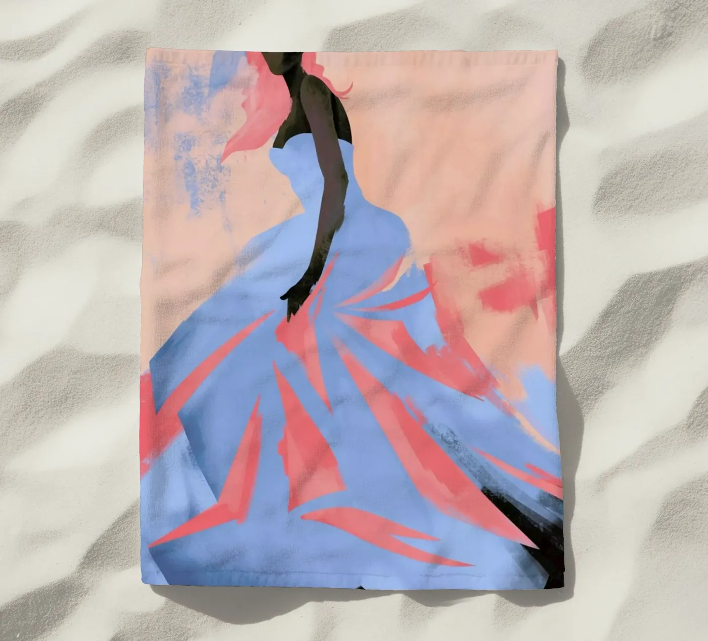 Sunset strandhanddoek van Pure
