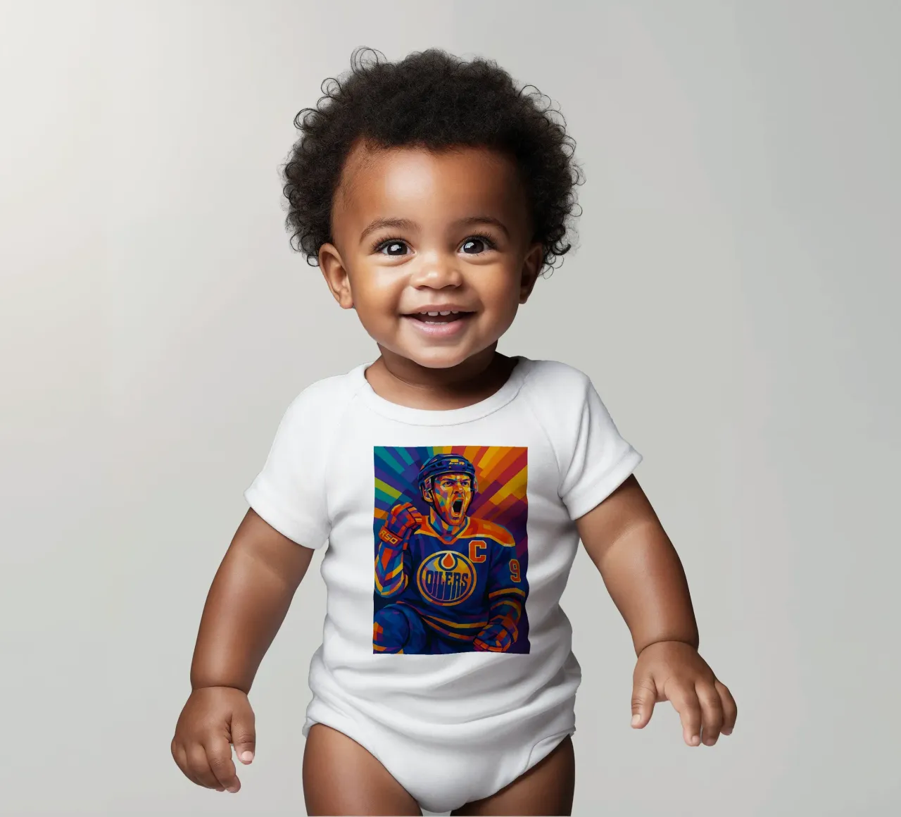 connor mcdavid body neonato maniche corte da HopeStudio
