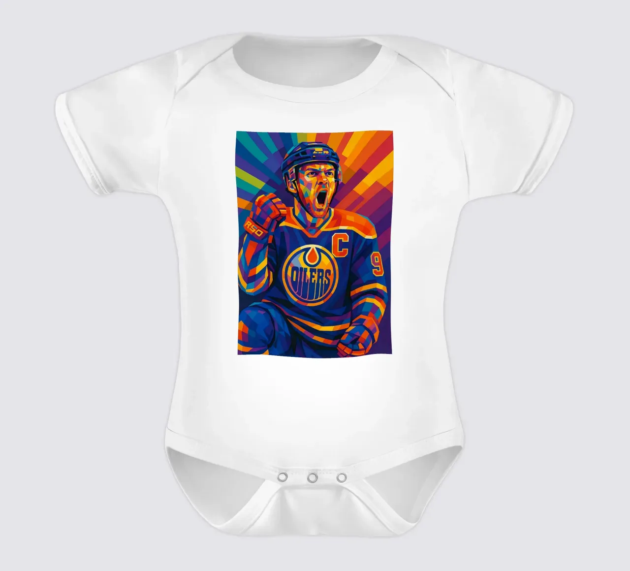 connor mcdavid body neonato maniche corte da HopeStudio
