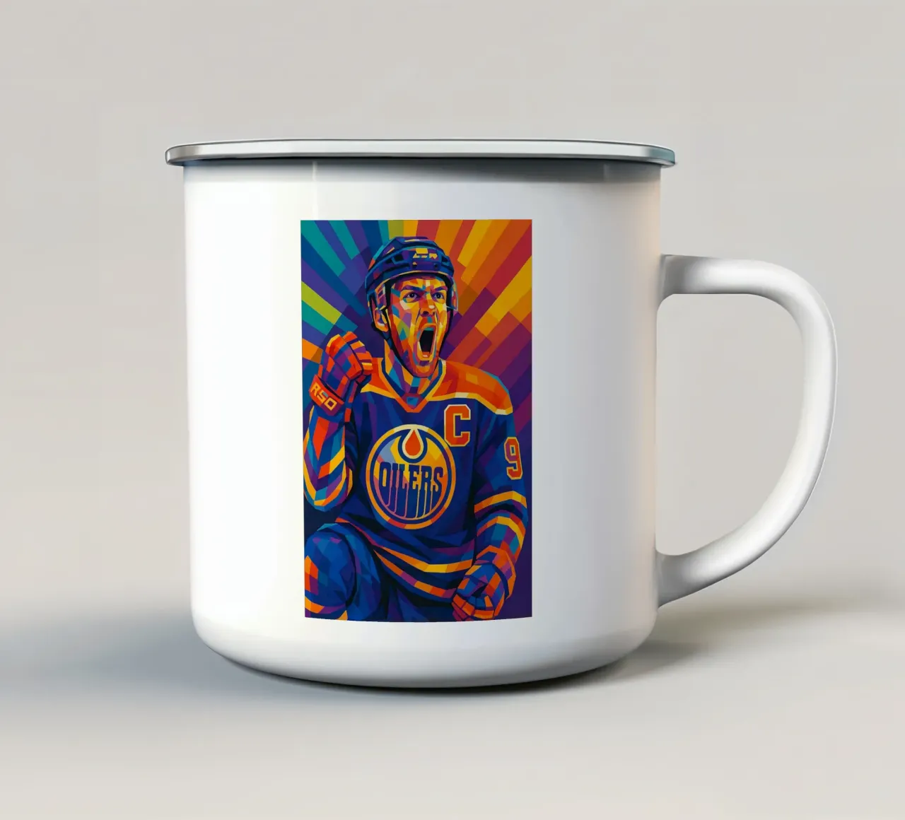 connor mcdavid tazza in smalto da HopeStudio