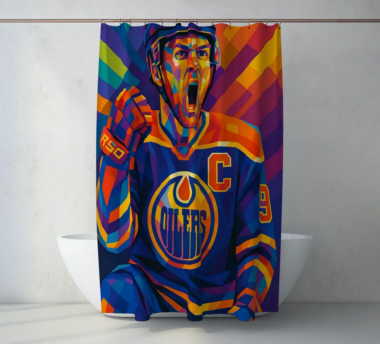 connor mcdavid tenda da doccia da HopeStudio